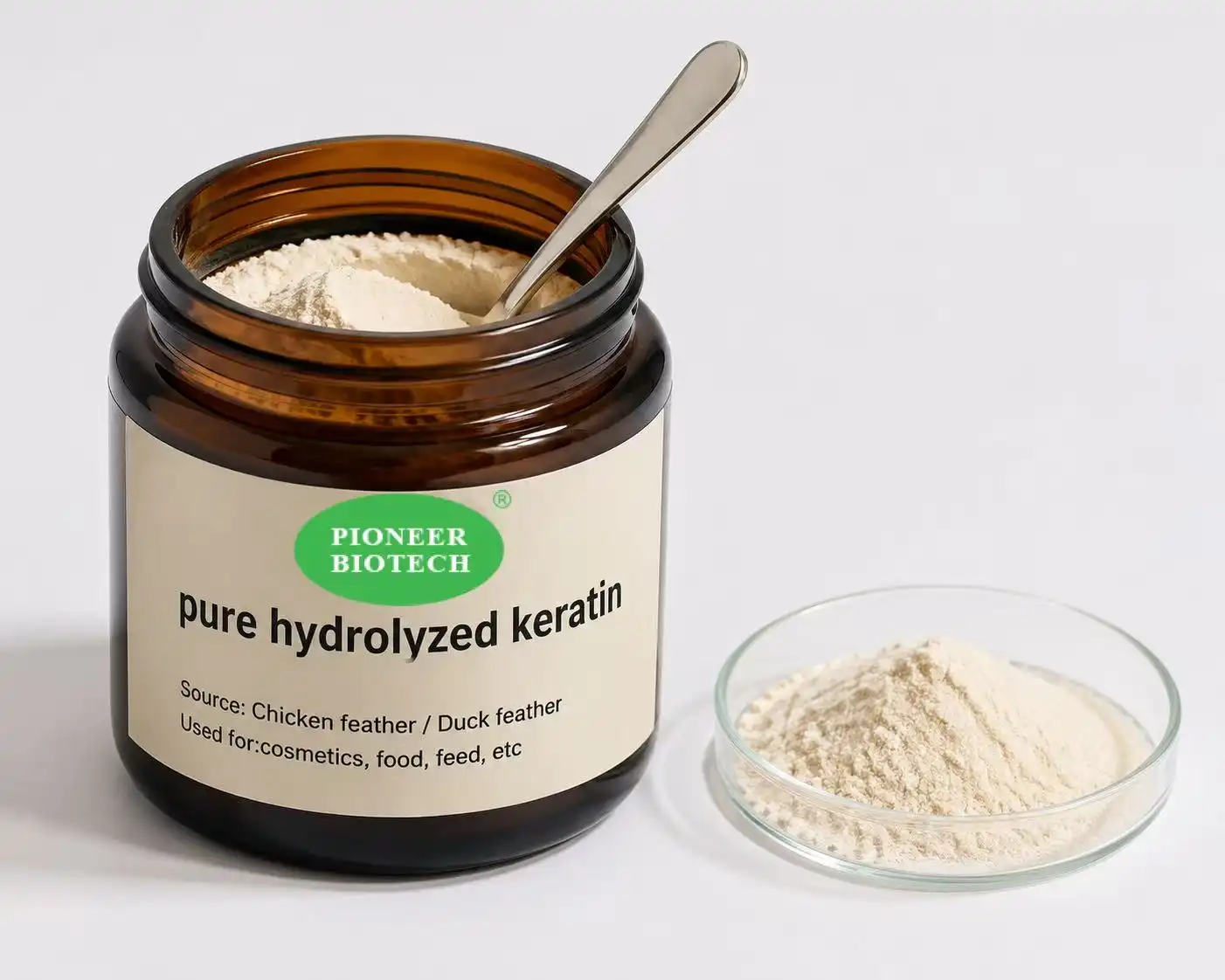Hydrolyzed Keratin | Hair & Skin Strengthening Protein